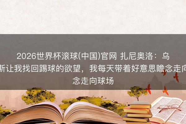 2026世界杯滚球(中国)官网 扎尼奥洛：乌迪内斯让我找回踢球的欲望，我每天带着好意思瞻念走向球场